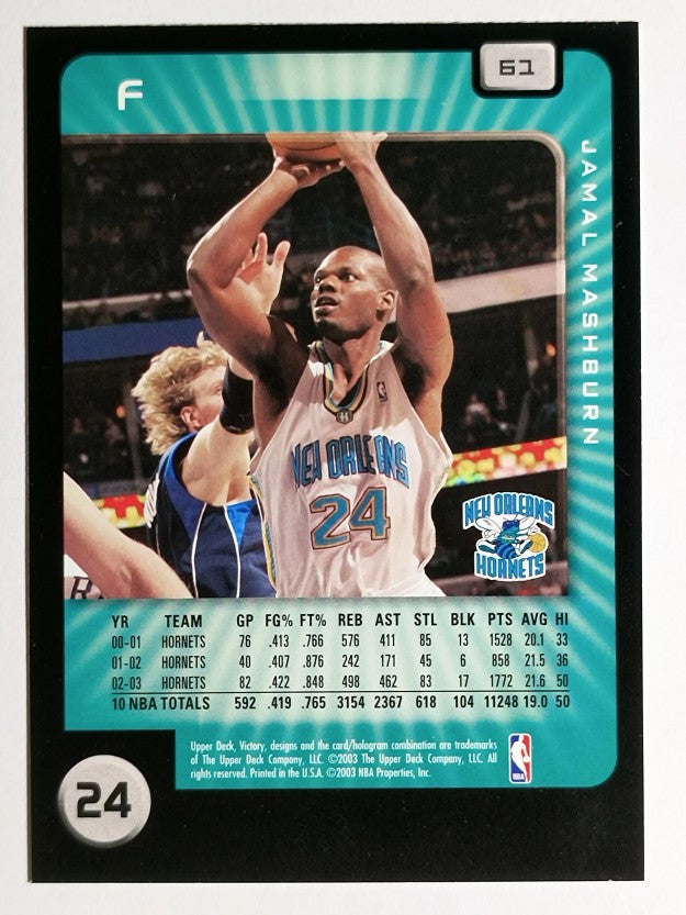 2003-04 Upper Deck Victory #61 Jamal Mashburn