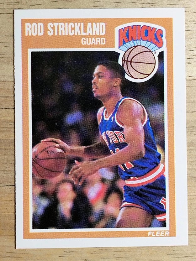 1989-90 Fleer #104 Rod Strickland RC