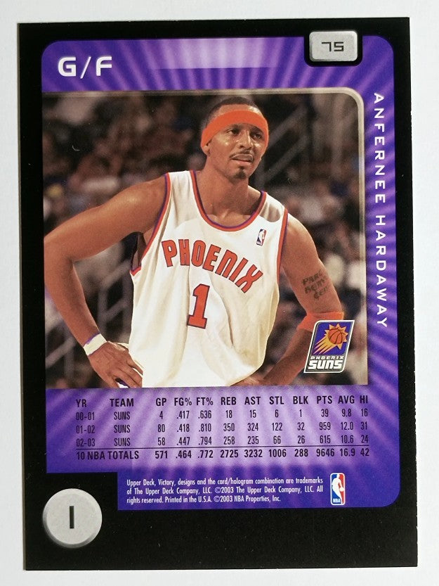 2003-04 Upper Deck Victory #75 Anfernee Hardaway