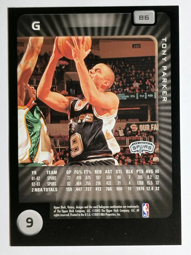 2003-04 Upper Deck Victory #86 Tony Parker