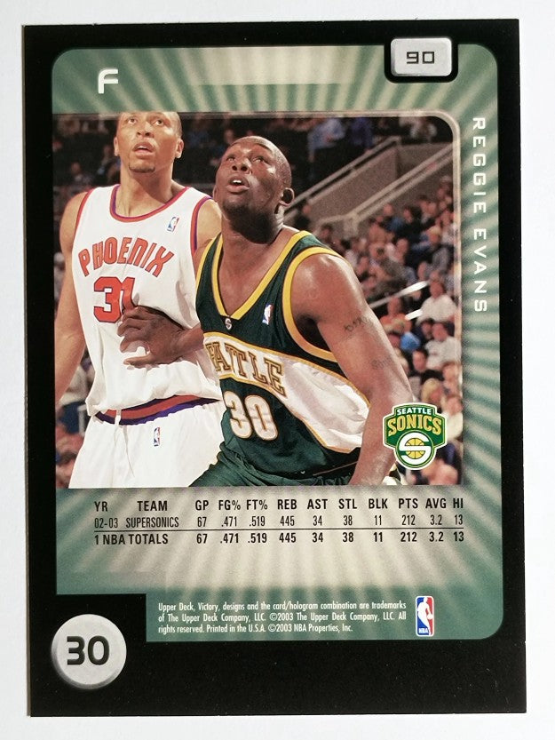 2003-04 Upper Deck Victory #90 Reggie Evans