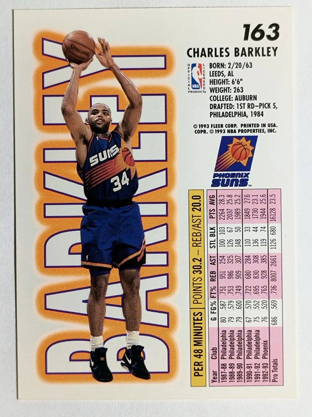 1993-94 Fleer #163 Charles Barkley