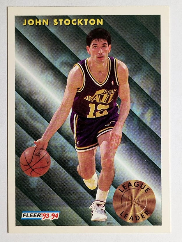 1993-94 Fleer #228 John Stockton LL