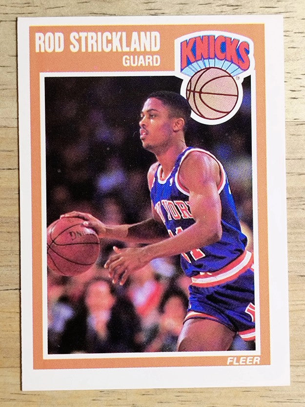 1989-90 Fleer #104 Rod Strickland RC
