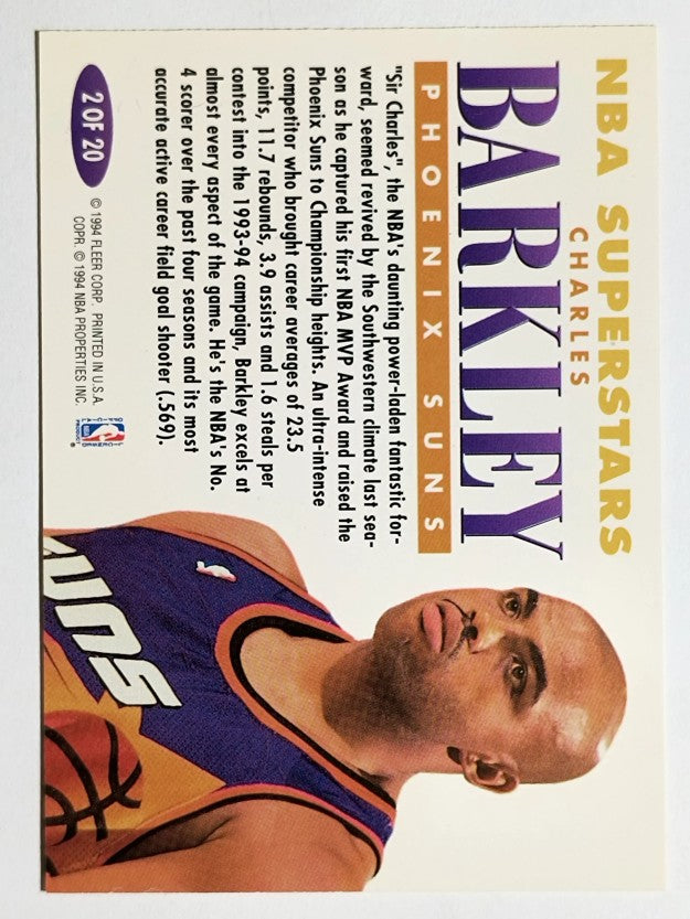 1993-94 Fleer NBA Superstars #2 Charles Barkley