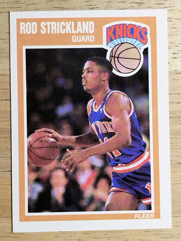 1989-90 Fleer #104 Rod Strickland RC