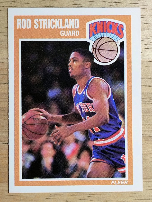 1989-90 Fleer #104 Rod Strickland RC