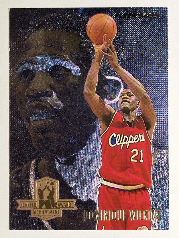 1994-95 Fleer Career Achievement #6 Dominique Wilkins (NM)