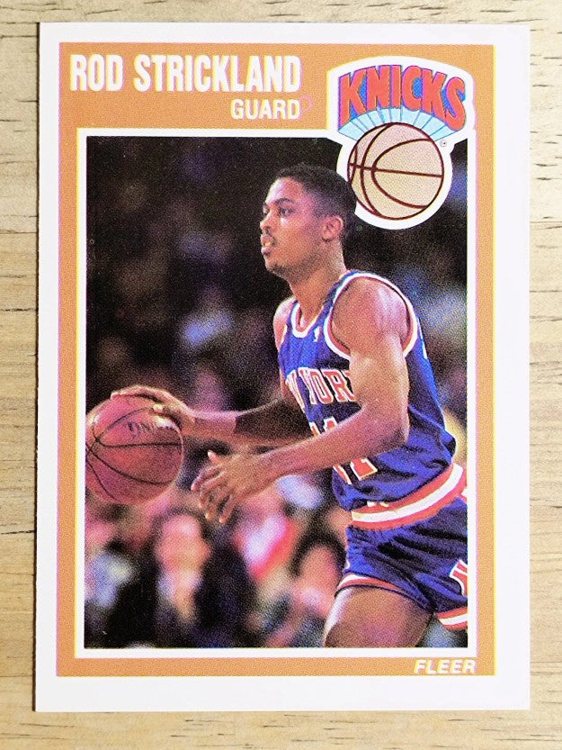 1989-90 Fleer #104 Rod Strickland RC