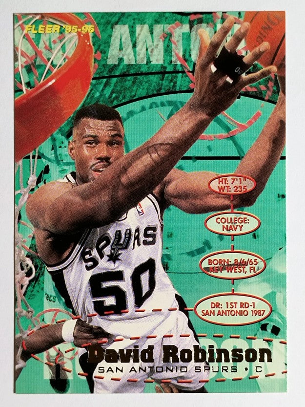 1995-96 Fleer #173 David Robinson