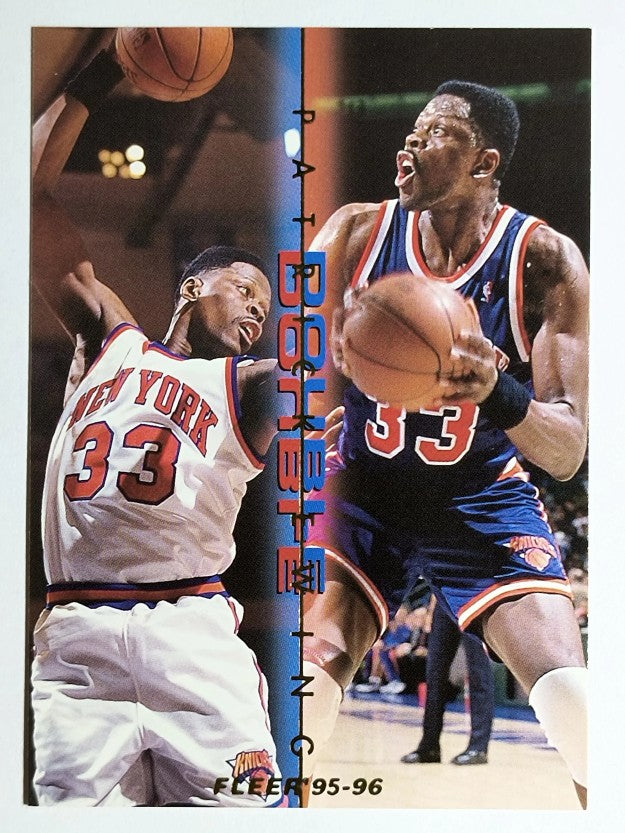 1995-96 Fleer Double Doubles #3 Patrick Ewing
