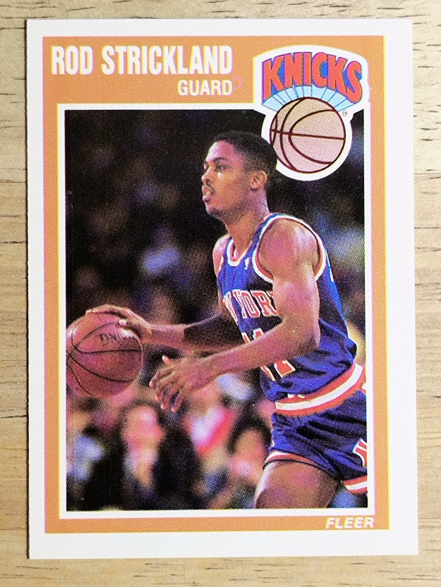 1989-90 Fleer #104 Rod Strickland RC