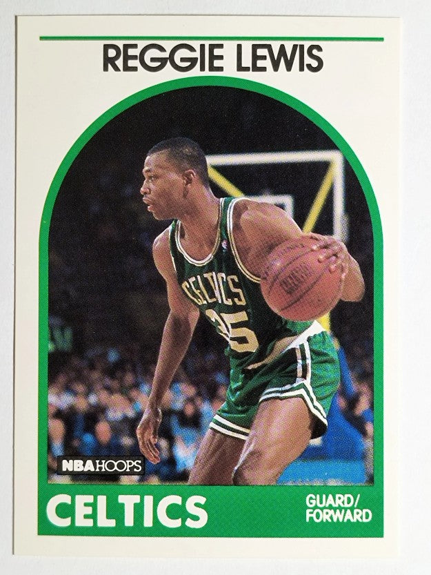 1989-90 Hoops #17 Reggie Lewis RC
