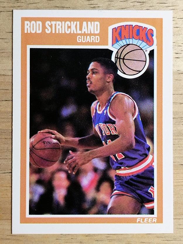 1989-90 Fleer #104 Rod Strickland RC