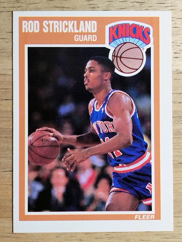 1989-90 Fleer #104 Rod Strickland RC