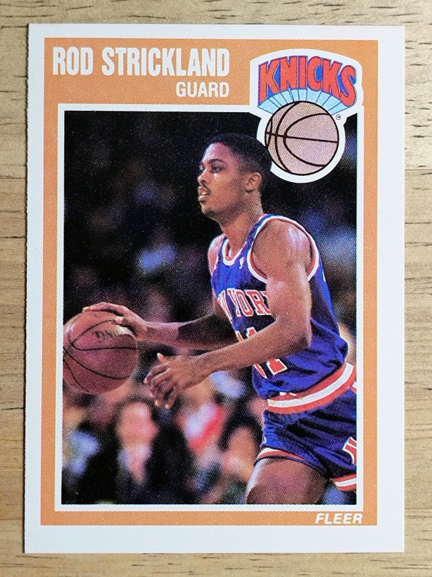 1989-90 Fleer #104 Rod Strickland RC