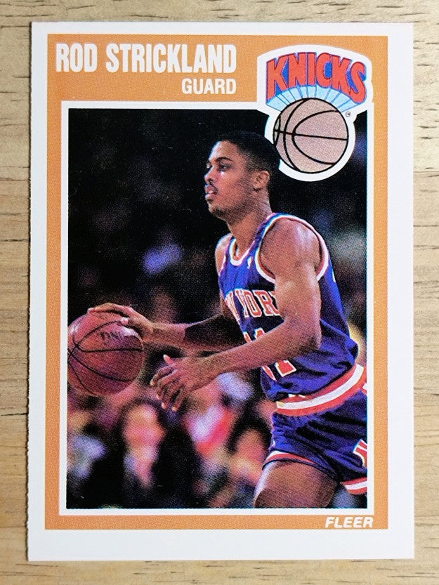 1989-90 Fleer #104 Rod Strickland RC