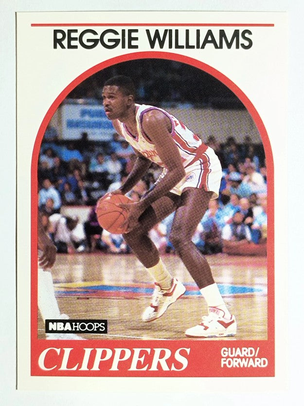 1989-90 Hoops #128 Reggie Williams RC