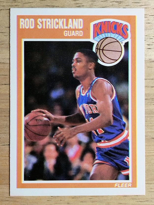 1989-90 Fleer #104 Rod Strickland RC