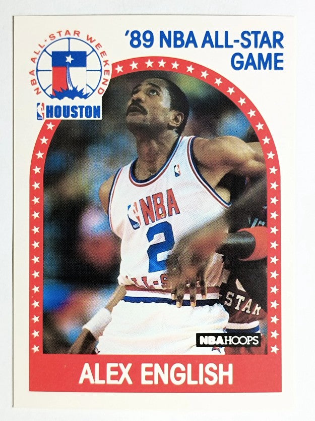 1989-90 Hoops #133 Alex English AS