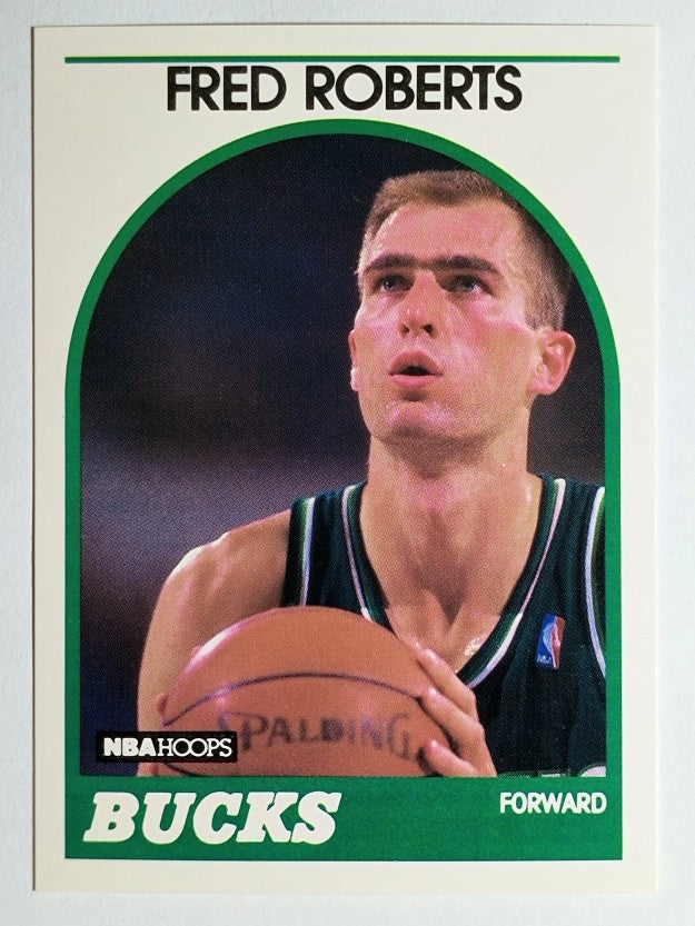 1989-90 Hoops #136 Fred Roberts RC