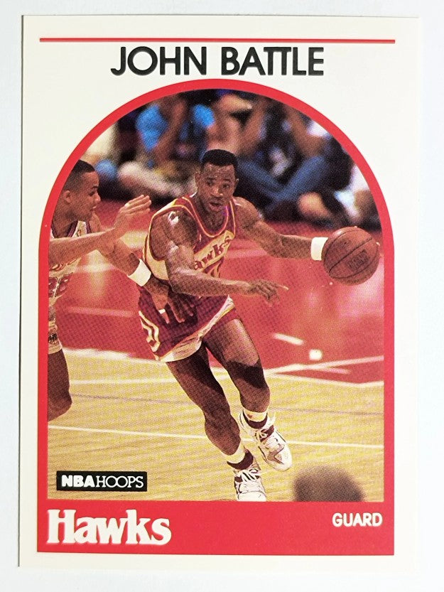1989-90 Hoops #154 John Battle RC