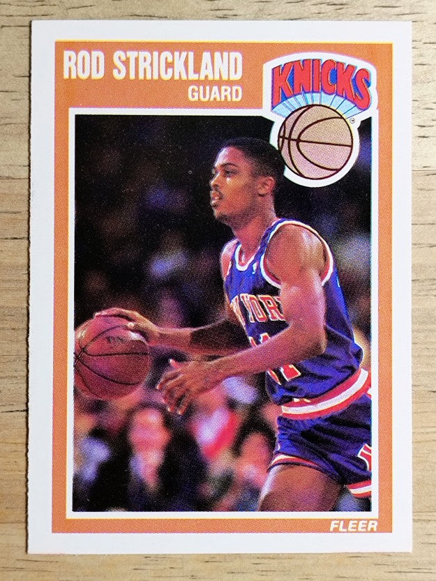 1989-90 Fleer #104 Rod Strickland RC