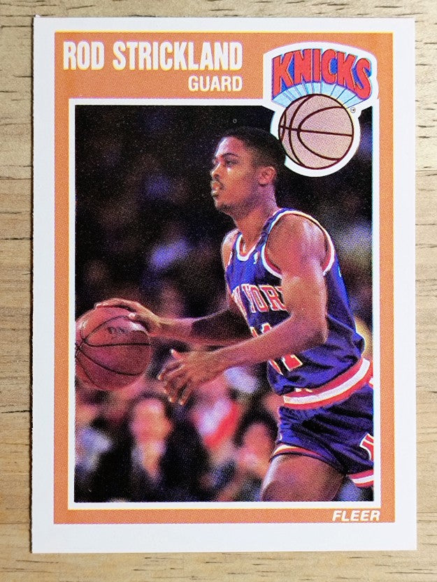 1989-90 Fleer #104 Rod Strickland RC