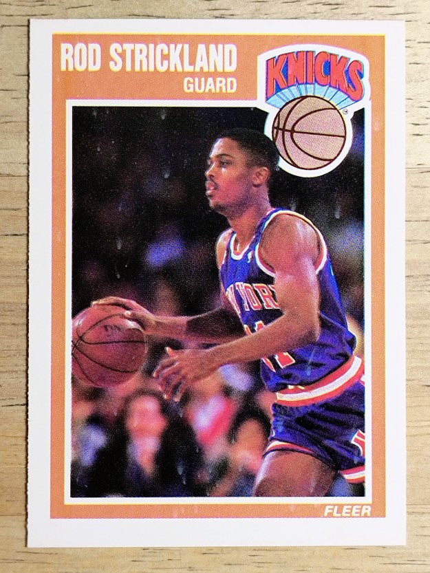 1989-90 Fleer #104 Rod Strickland RC