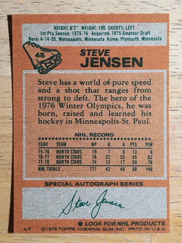 1978-79 Topps #45 Steve Jensen (EXMT)