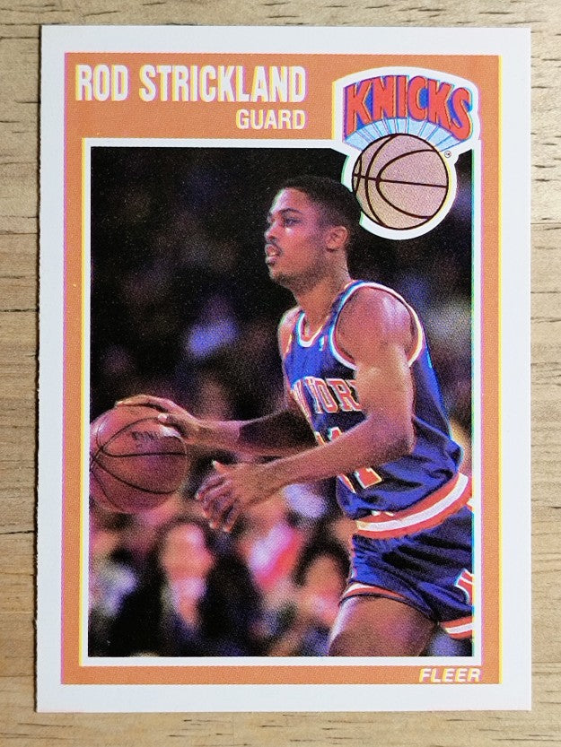 1989-90 Fleer #104 Rod Strickland RC