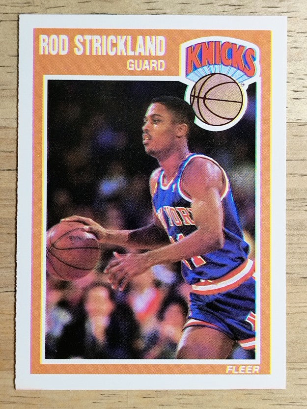 1989-90 Fleer #104 Rod Strickland RC