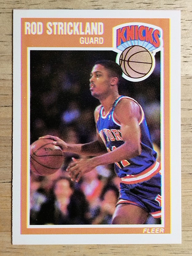 1989-90 Fleer #104 Rod Strickland RC