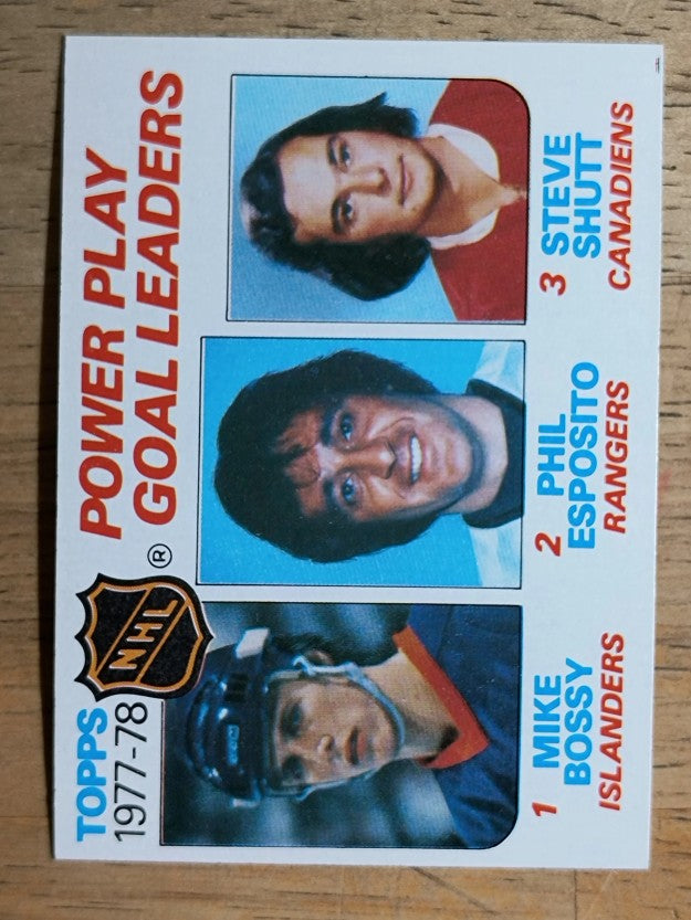 1978-79 Topps #67 Mike Bossy/Phil Esposito/Steve Shutt LL (NMMT)