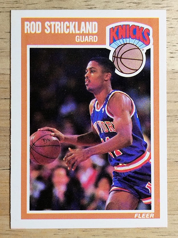 1989-90 Fleer #104 Rod Strickland RC