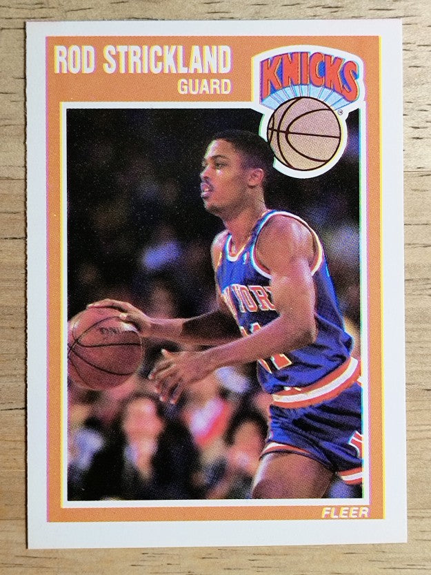 1989-90 Fleer #104 Rod Strickland RC