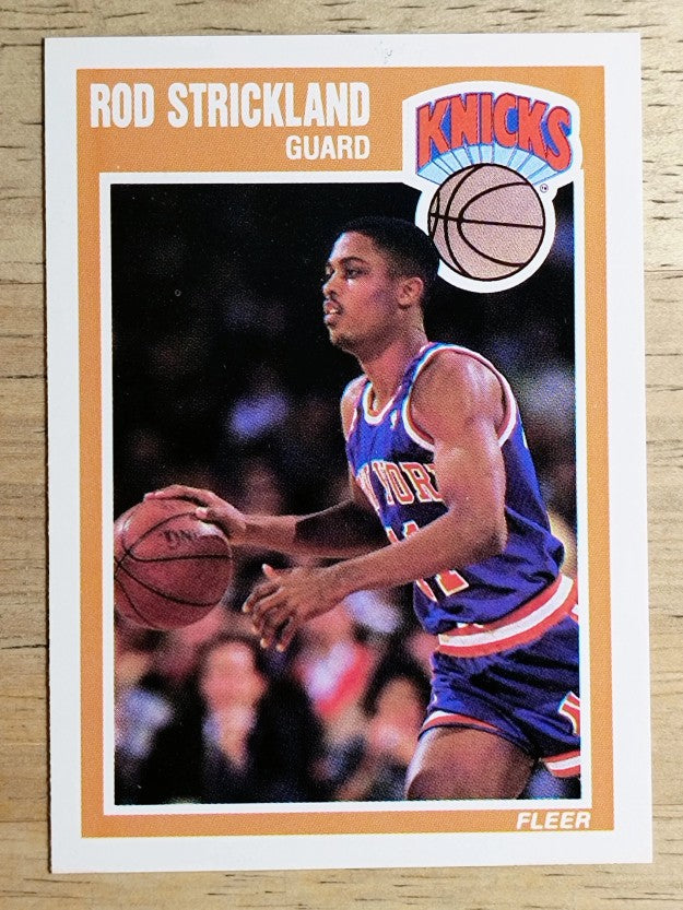 1989-90 Fleer #104 Rod Strickland RC