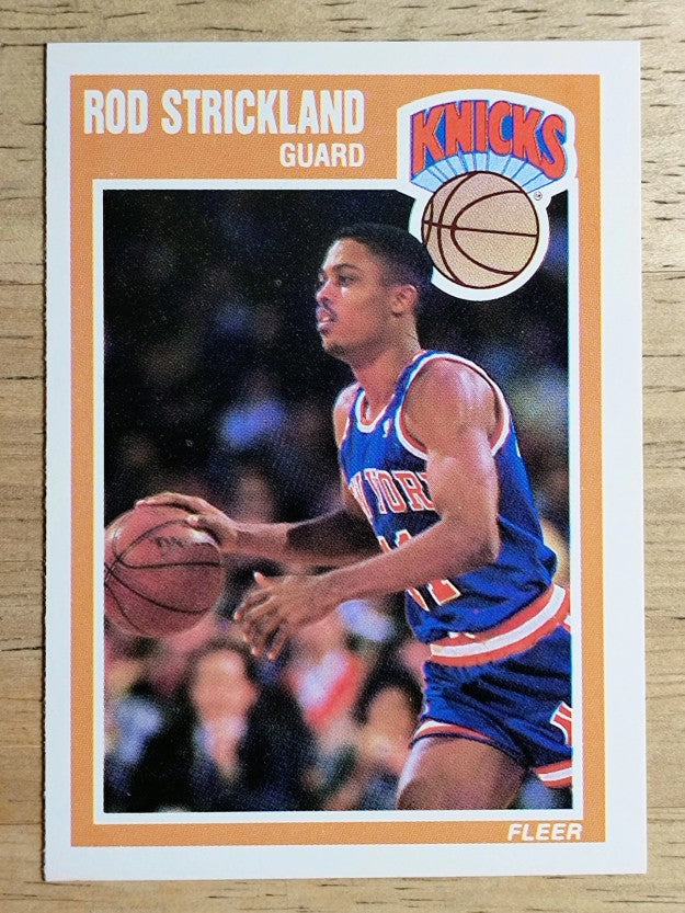 1989-90 Fleer #104 Rod Strickland RC