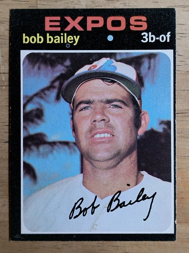 1971 Topps #157 Bob Bailey (EX)