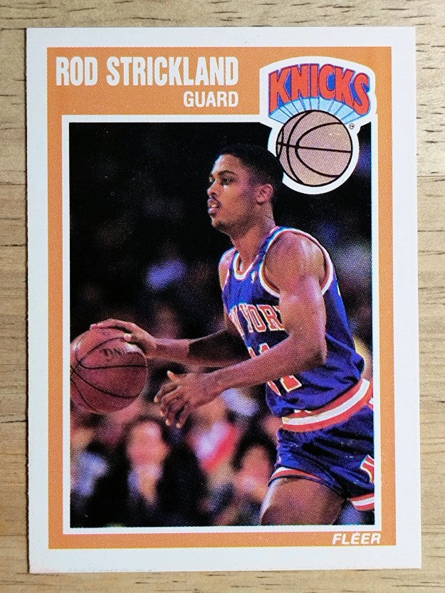 1989-90 Fleer #104 Rod Strickland RC
