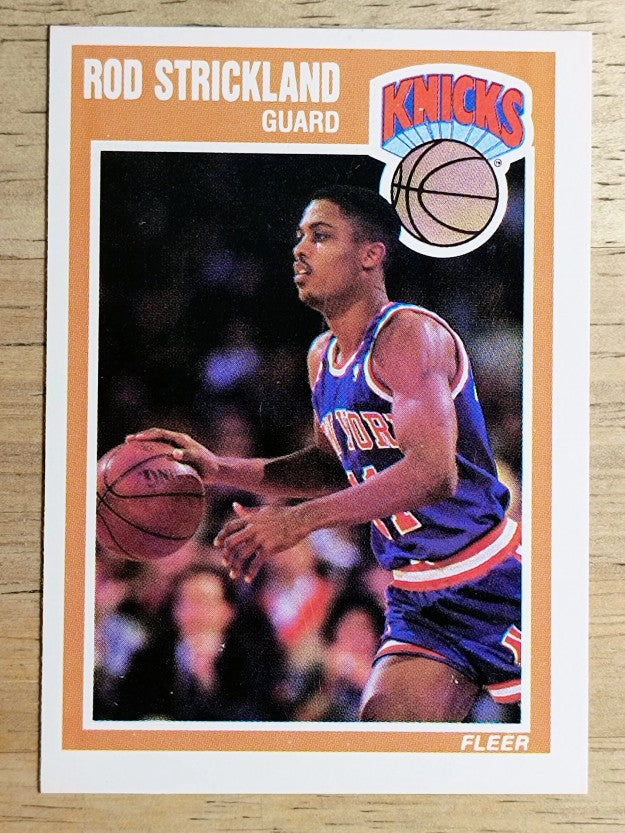 1989-90 Fleer #104 Rod Strickland RC
