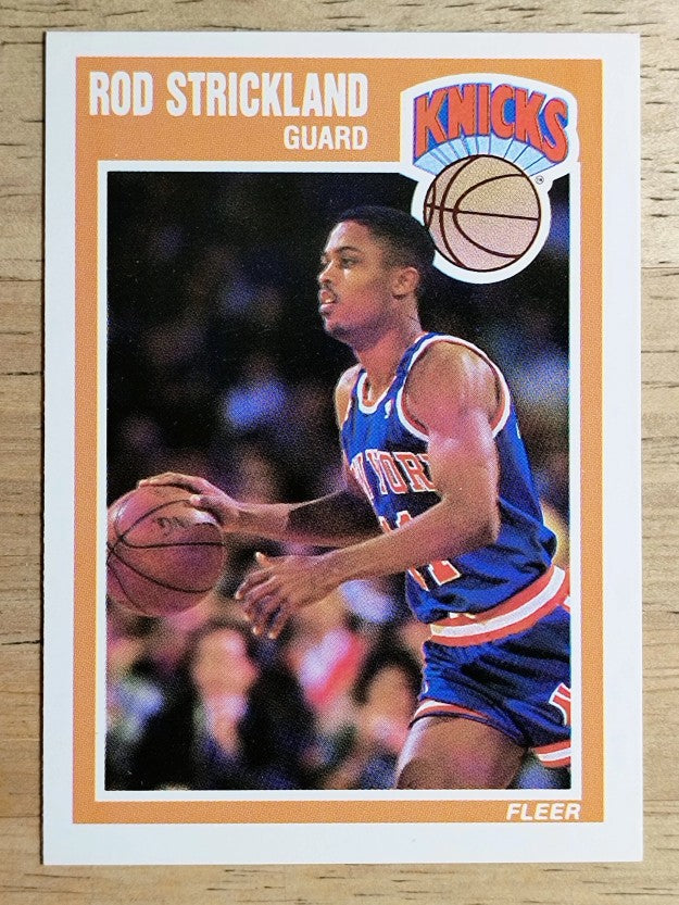 1989-90 Fleer #104 Rod Strickland RC