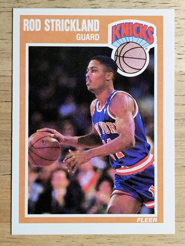 1989-90 Fleer #104 Rod Strickland RC