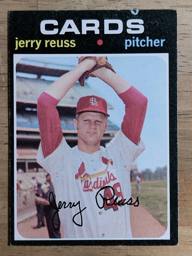 1971 Topps #158 Jerry Reuss (EX)