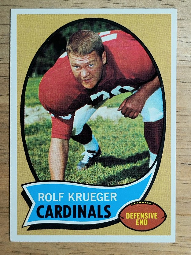 1970 Topps #26 Rolf Krueger RC (EXMT)