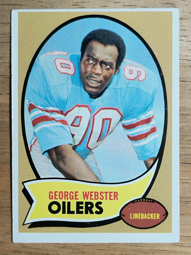 1970 Topps #120 George Webster RC (VGEX)