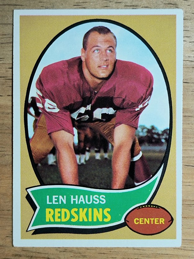 1970 Topps #124 Len Hauss (EX)