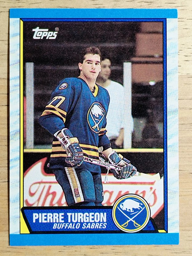 1989-90 Topps #25 Pierre Turgeon DP
