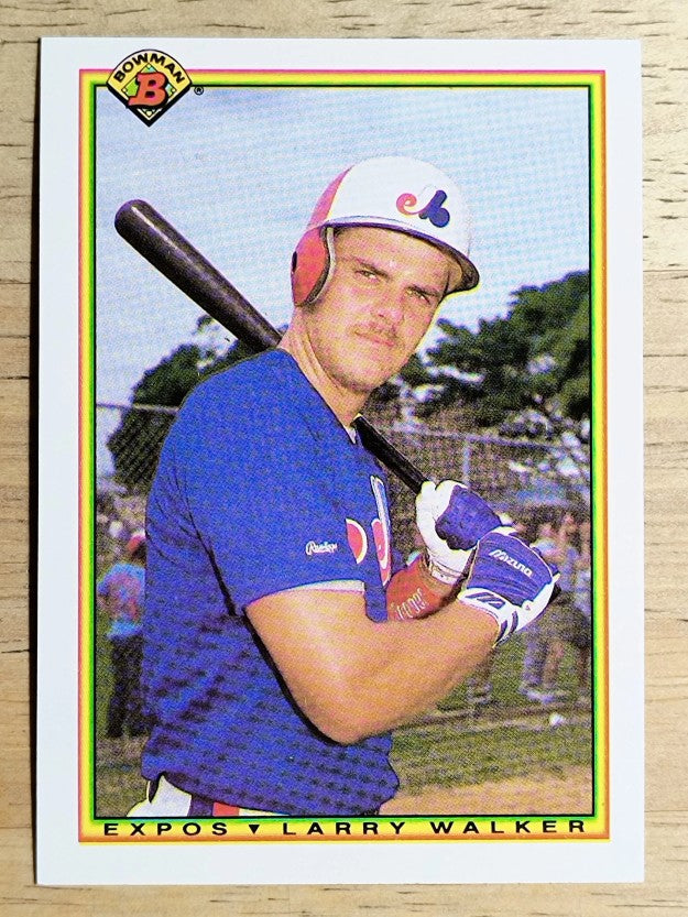 1990 Bowman #117 Larry Walker RC