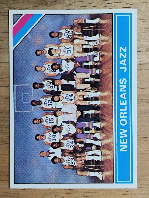 1975-76 Topps #214 New Orleans Jazz CL (MINT)